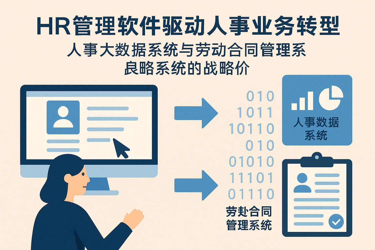 HR管理软件驱动人事业务转型：人事大数据系统与劳动合同管理系统的战略价值