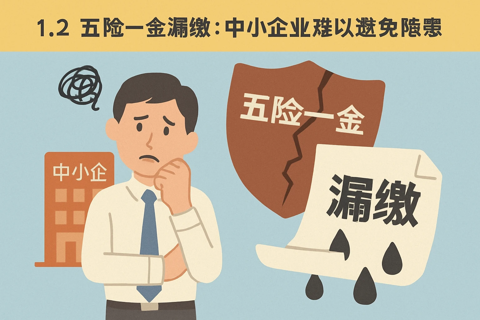 1.2 五险一金漏缴：中小企业难以避免的隐患