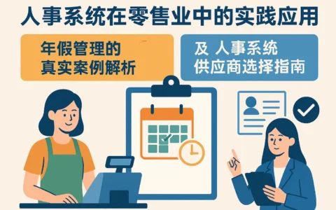 人事系统在零售业中的实践应用——年假管理的真实案例解析及人事系统供应商选择指南