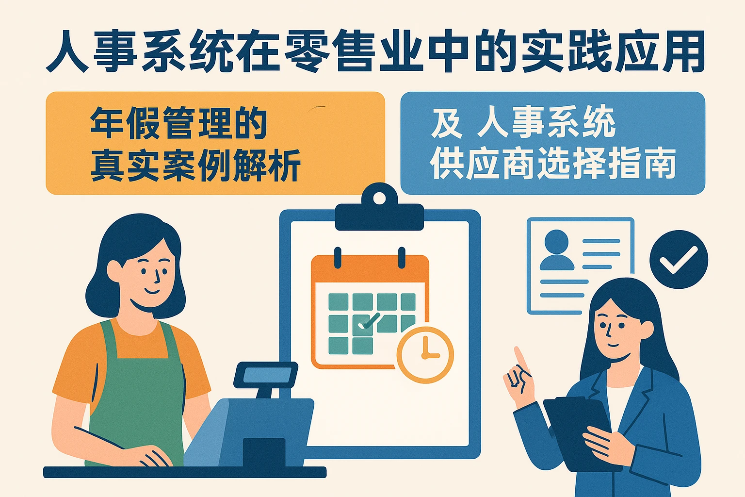 人事系统在零售业中的实践应用——年假管理的真实案例解析及人事系统供应商选择指南