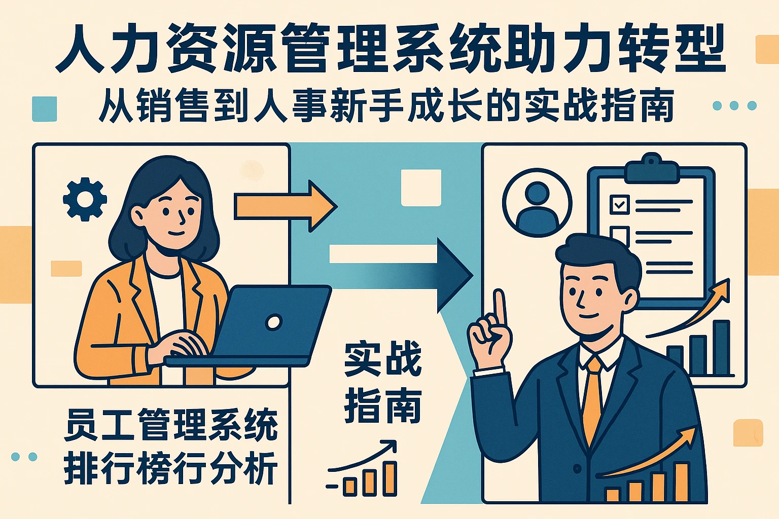 人力资源管理系统助力转型：从销售到人事新手成长的实战指南及员工管理系统排行榜分析