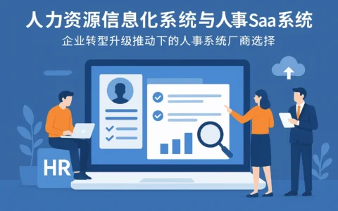 人力资源信息化系统与人事SaaS系统——企业转型升级推动下的人事系统厂商选择