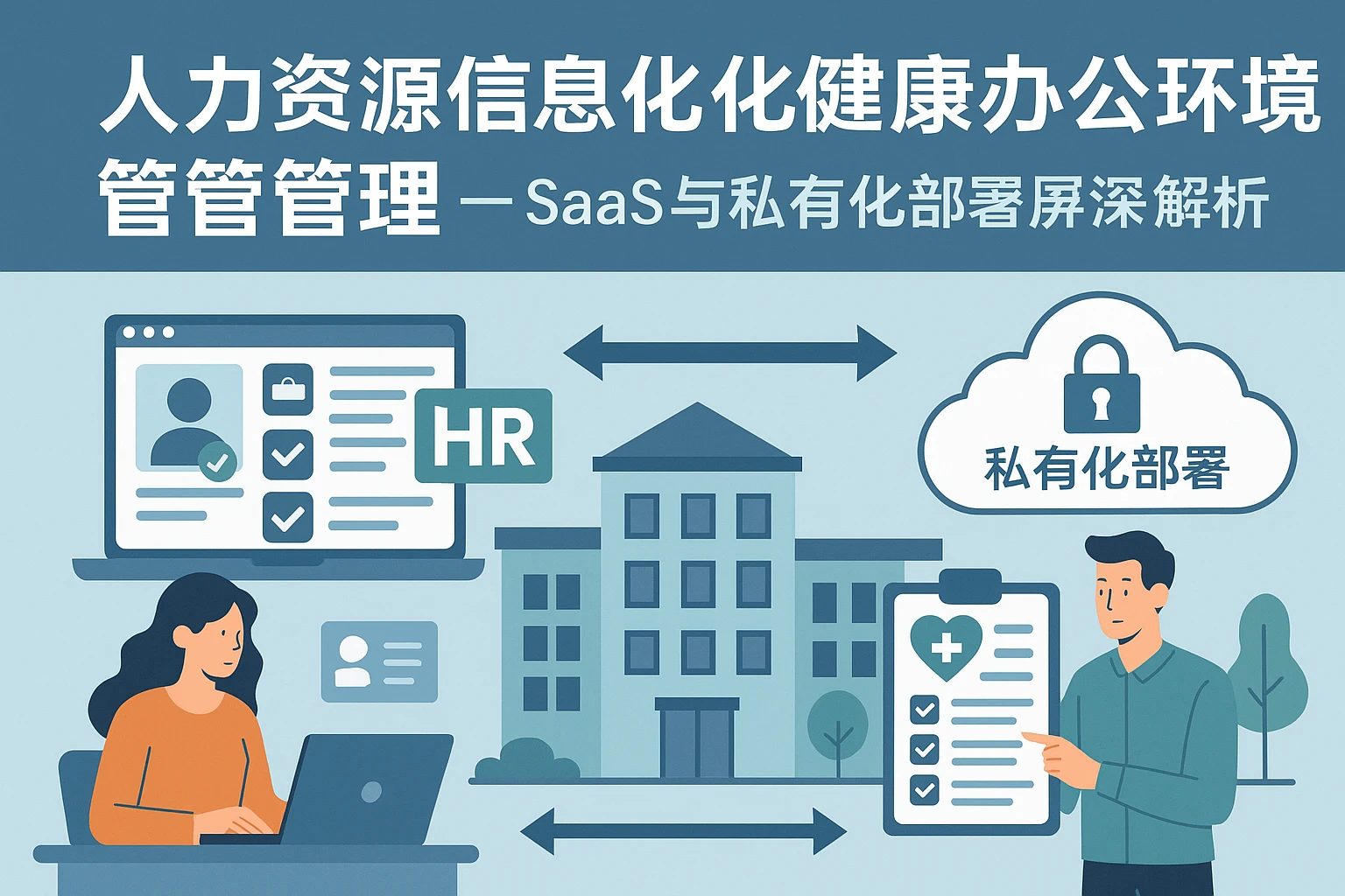 人力资源信息化系统赋能企业健康办公环境管理——SaaS与私有化部署的深度解析