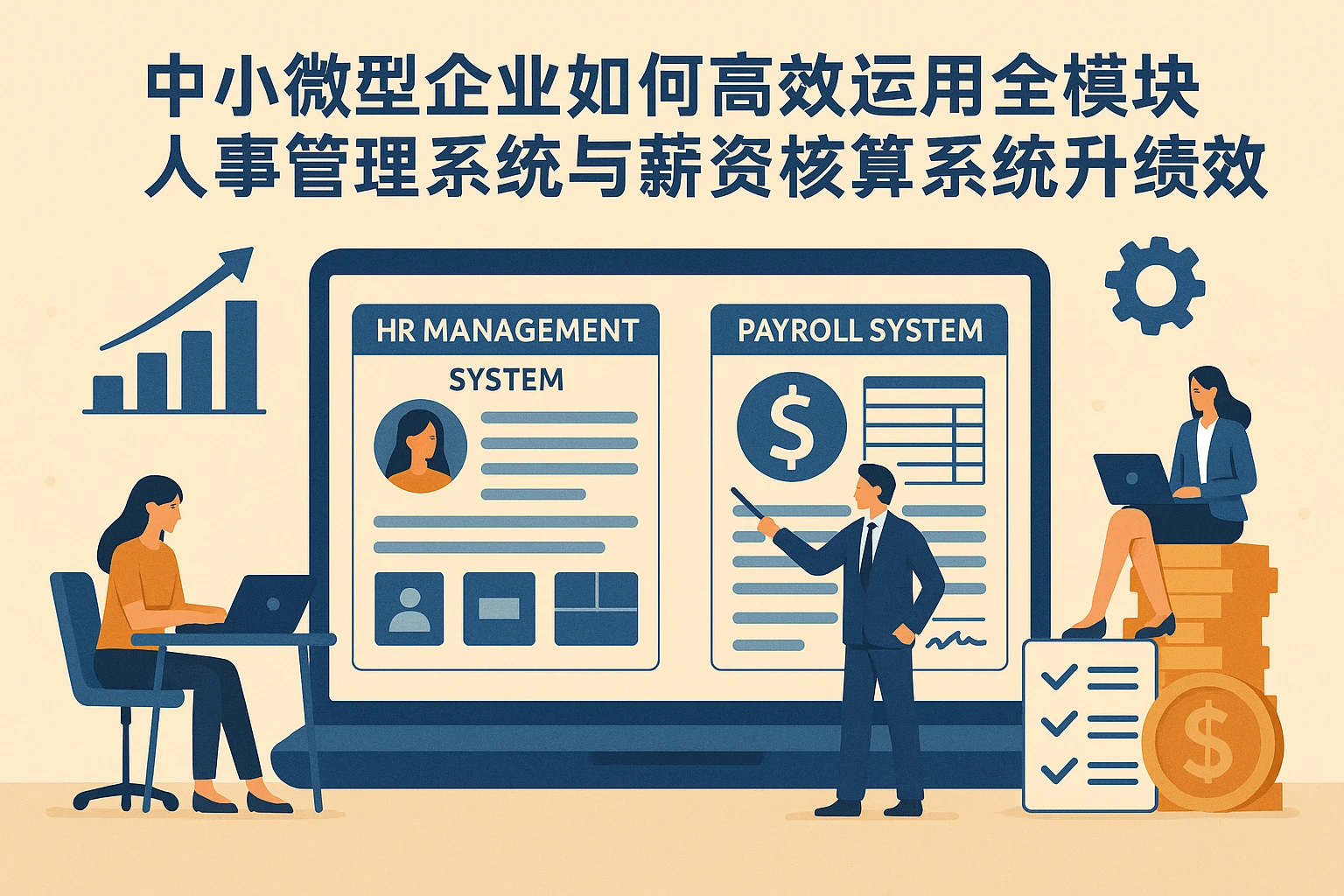 中小微型企业如何高效运用全模块人事管理系统与薪资核算系统提升绩效