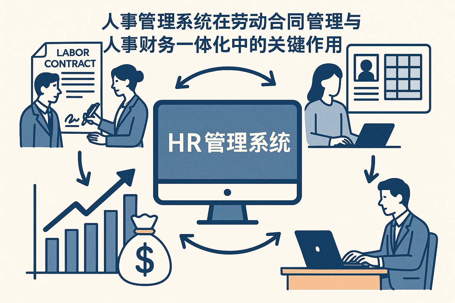 人事管理系统在劳动合同管理与人事财务一体化中的关键作用