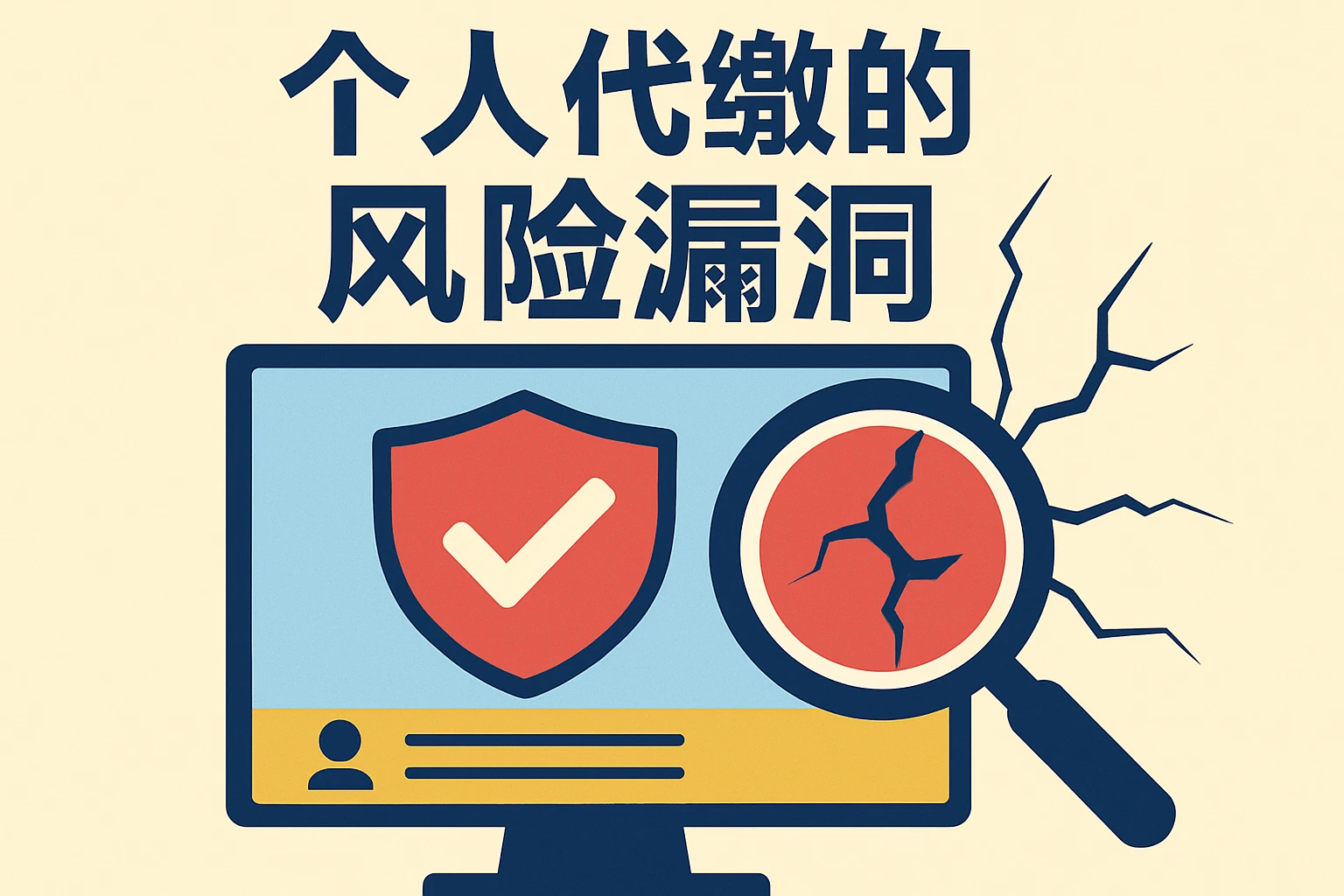 个人代缴的风险漏洞