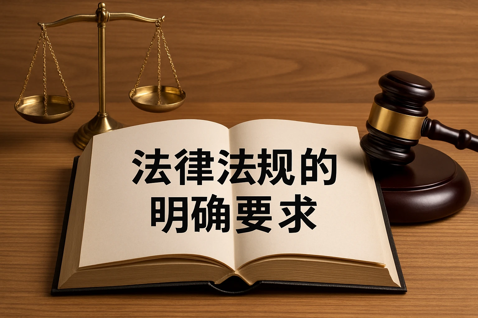 法律法规的明确要求