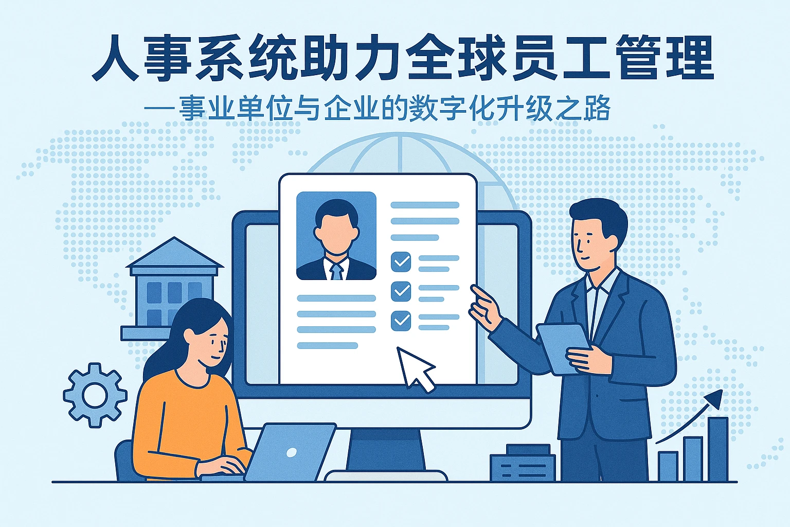 人事系统助力全球员工管理——事业单位与企业的数字化升级之路