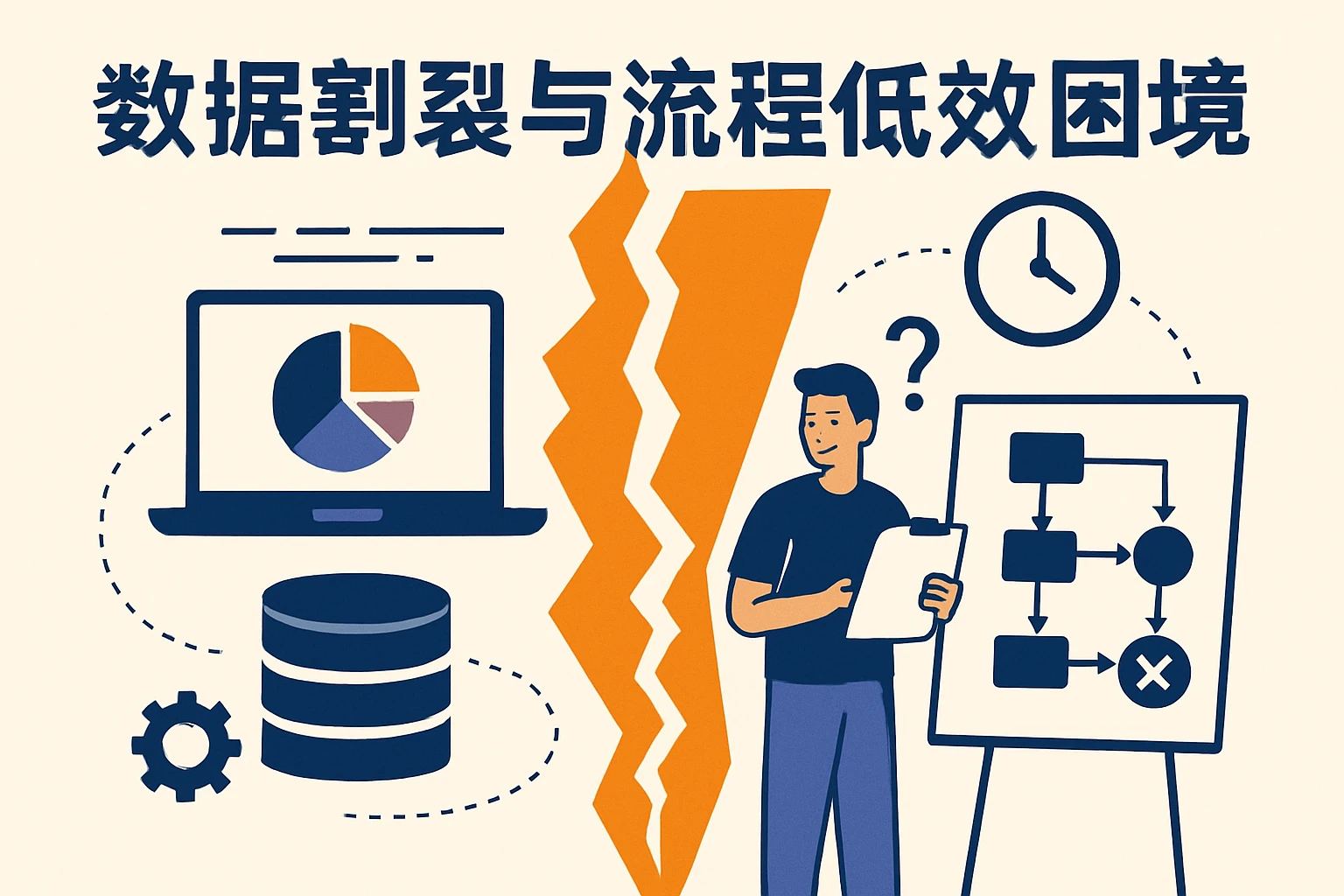 数据割裂与流程低效的现实困境