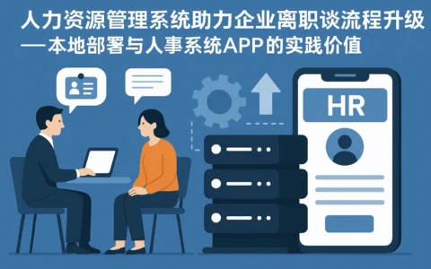人力资源管理系统助力企业离职面谈流程升级——本地部署与人事系统APP的实践价值