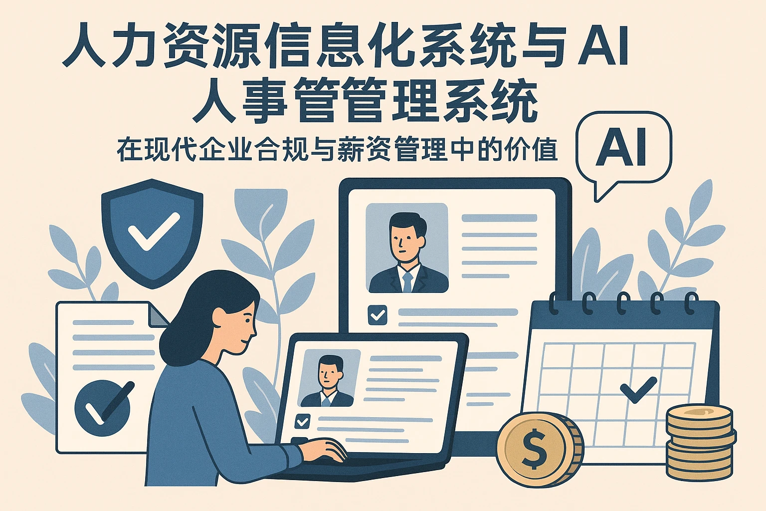 人力资源信息化系统与AI人事管理系统在现代企业合规与薪资管理中的价值