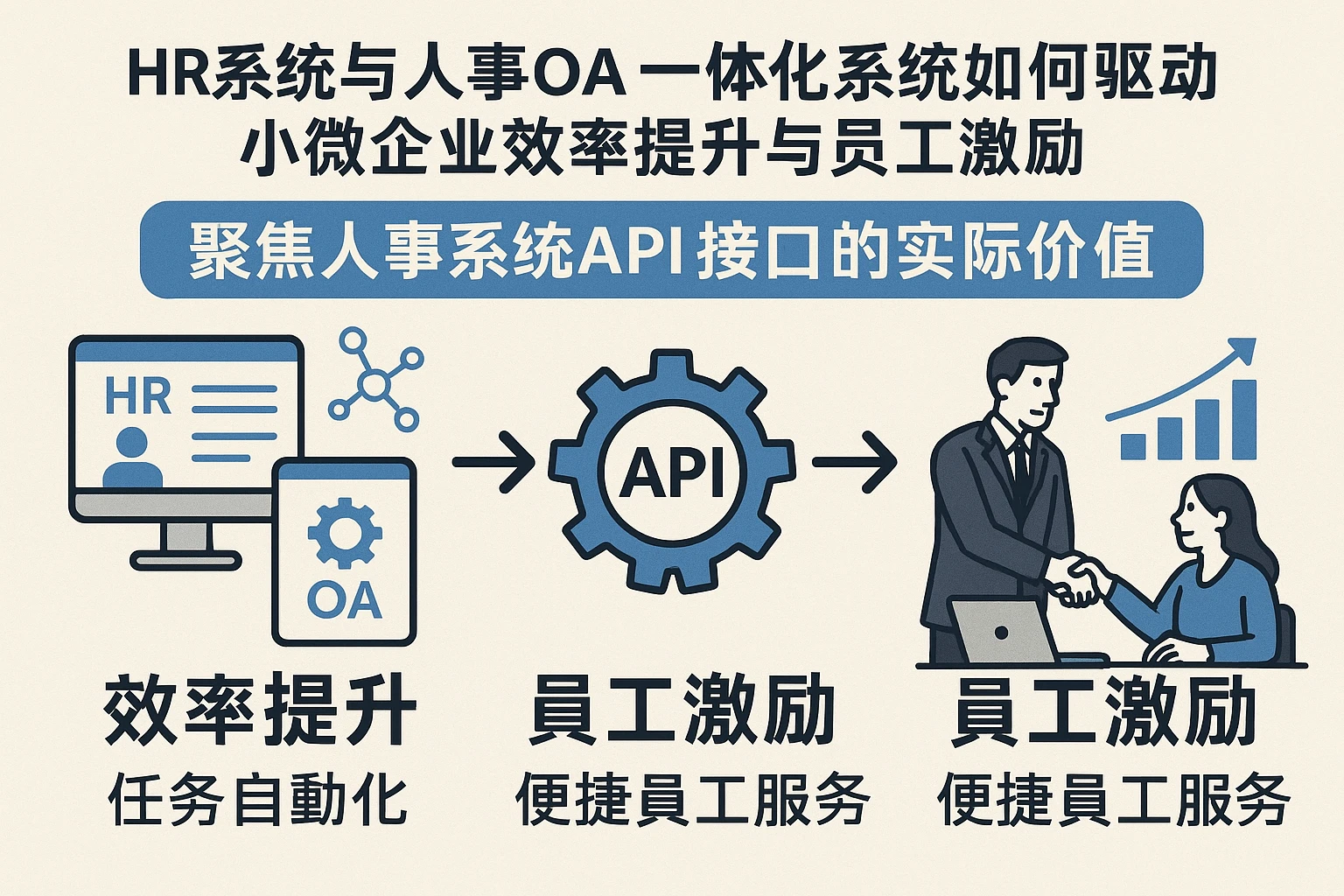 HR系统与人事OA一体化系统如何驱动小微企业效率提升与员工激励——聚焦人事系统API接口的实际价值