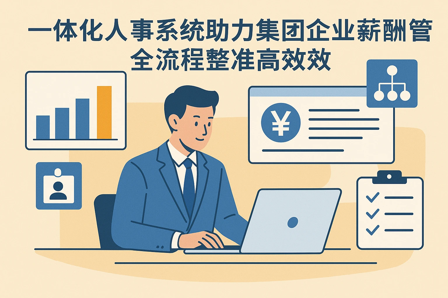 一体化人事系统助力集团企业薪酬管理全流程精准高效