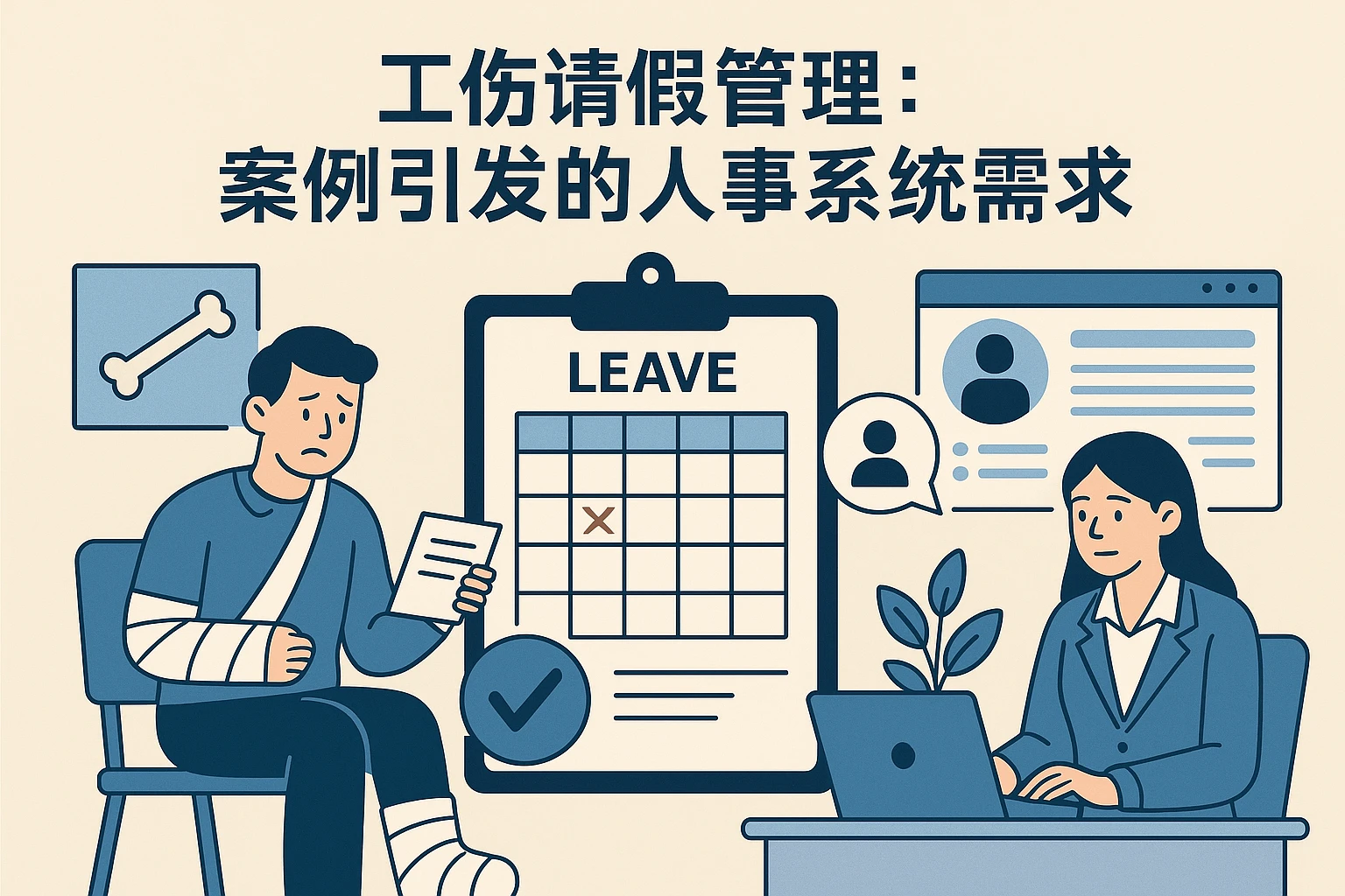 工伤请假管理：案例引发的人事系统需求