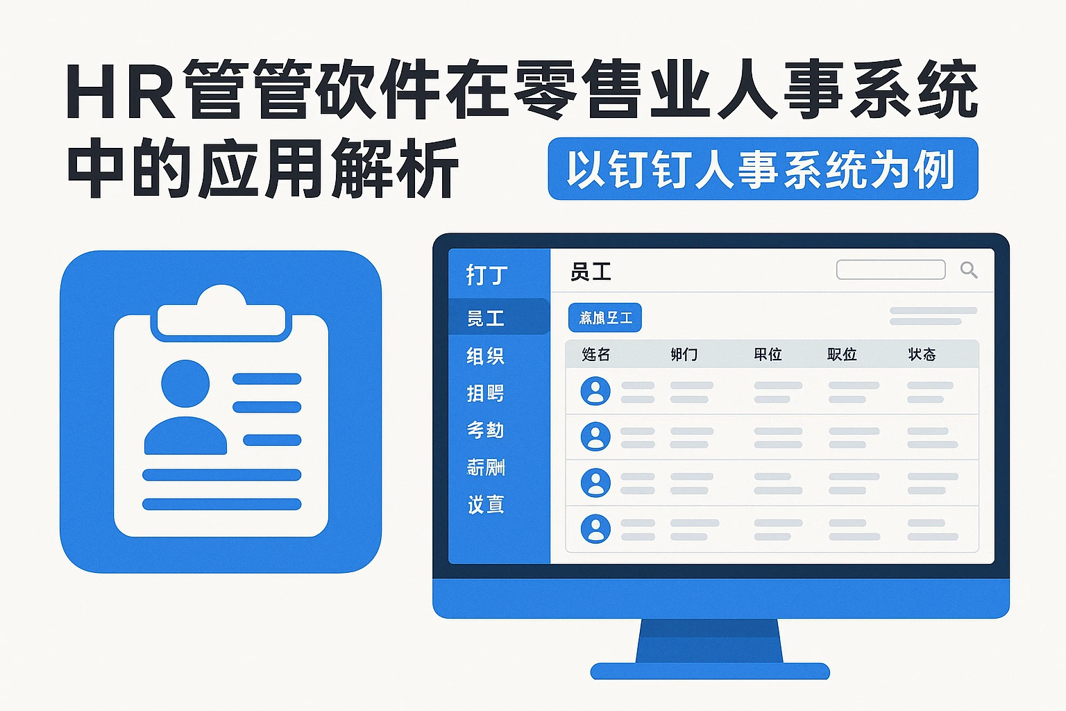 HR管理软件在零售业人事系统中的应用解析——以钉钉人事系统为例
