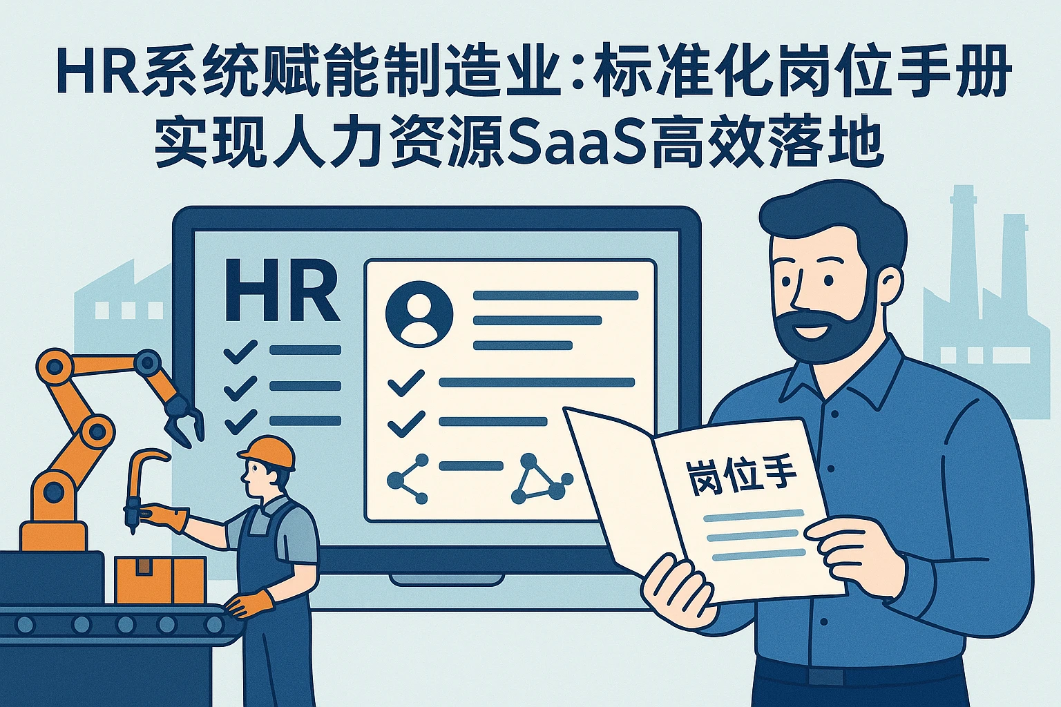 HR系统赋能制造业：标准化岗位手册实现人力资源SaaS高效落地