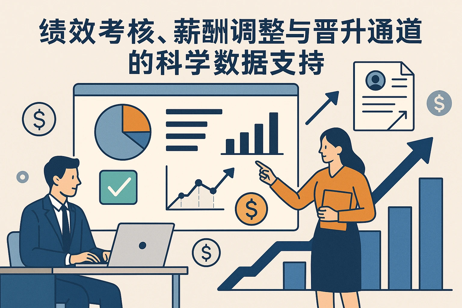 绩效考核、薪酬调整与晋升通道的科学数据支持