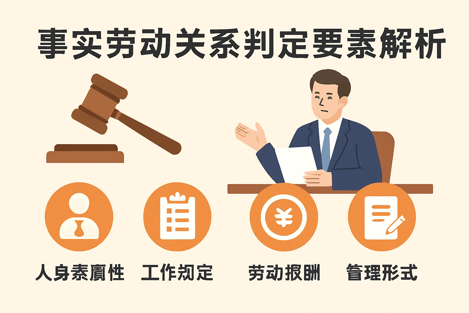 事实劳动关系判定要素解析