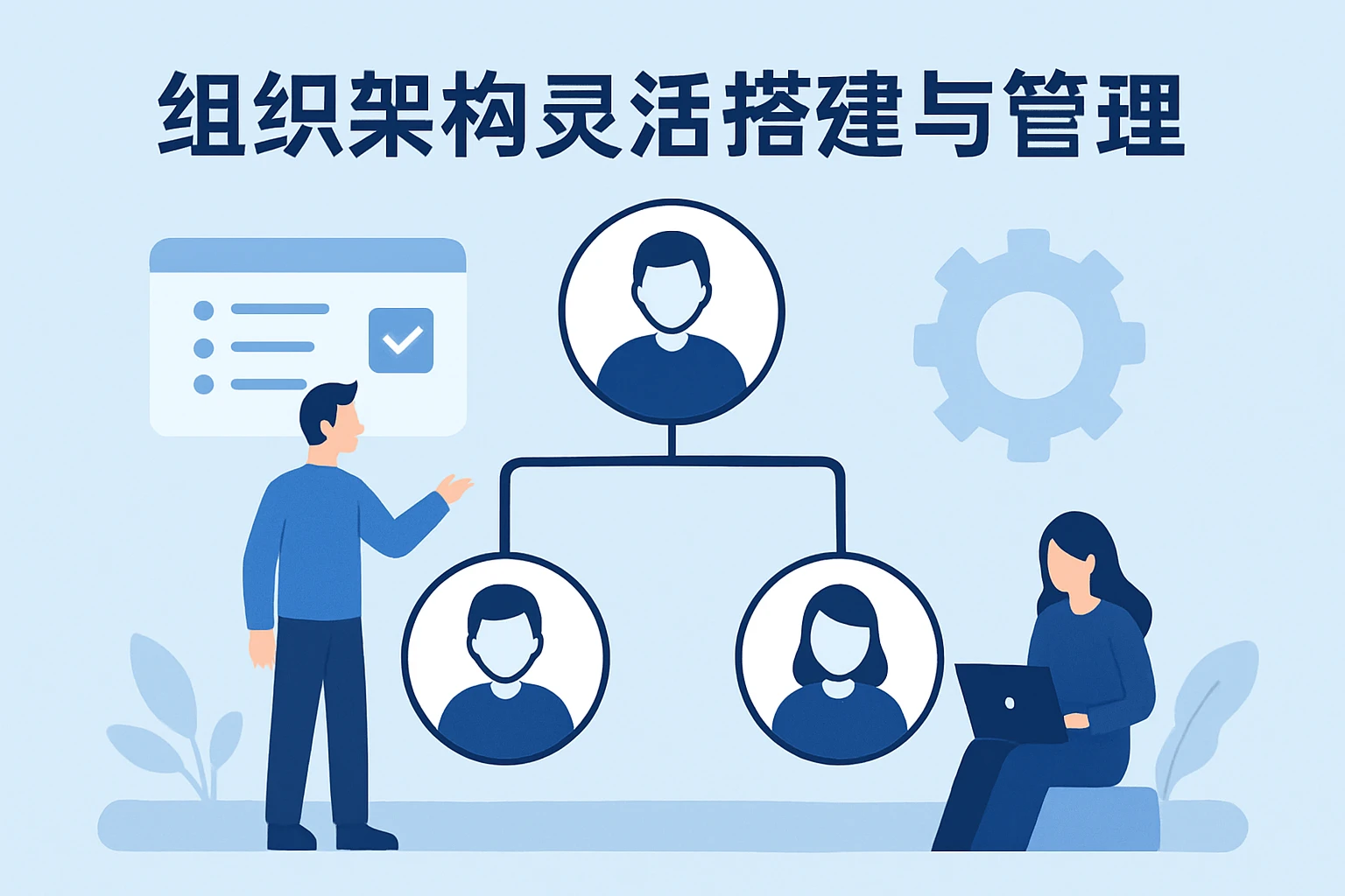 2. 组织架构灵活搭建与管理