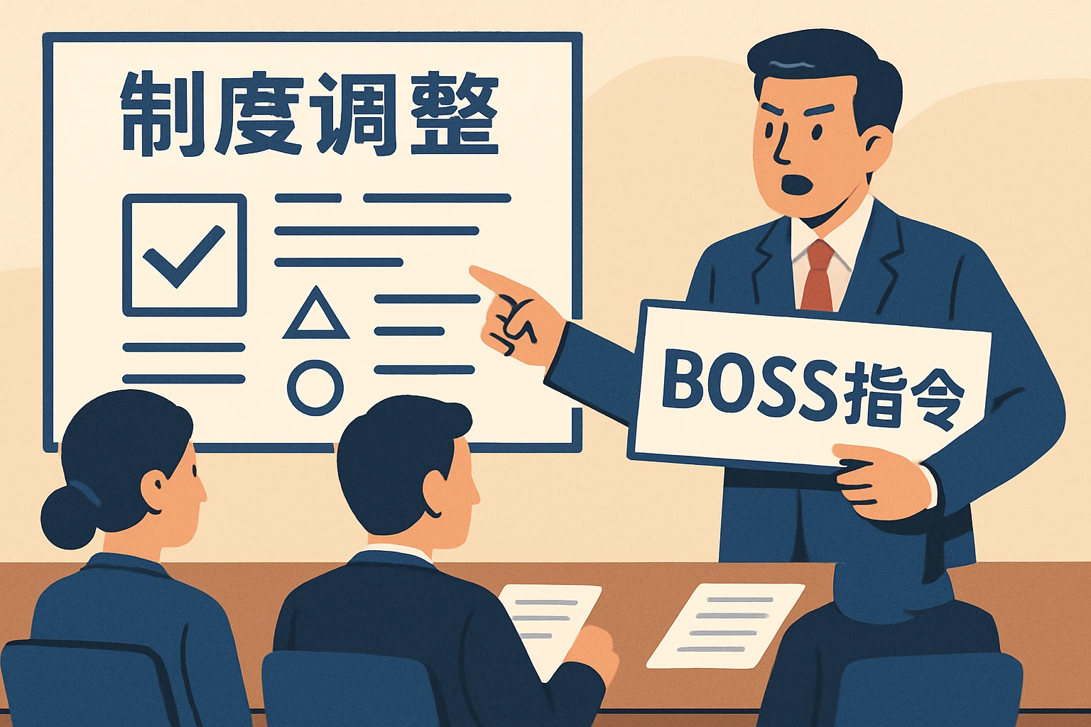 BOSS指令下的制度调整内容