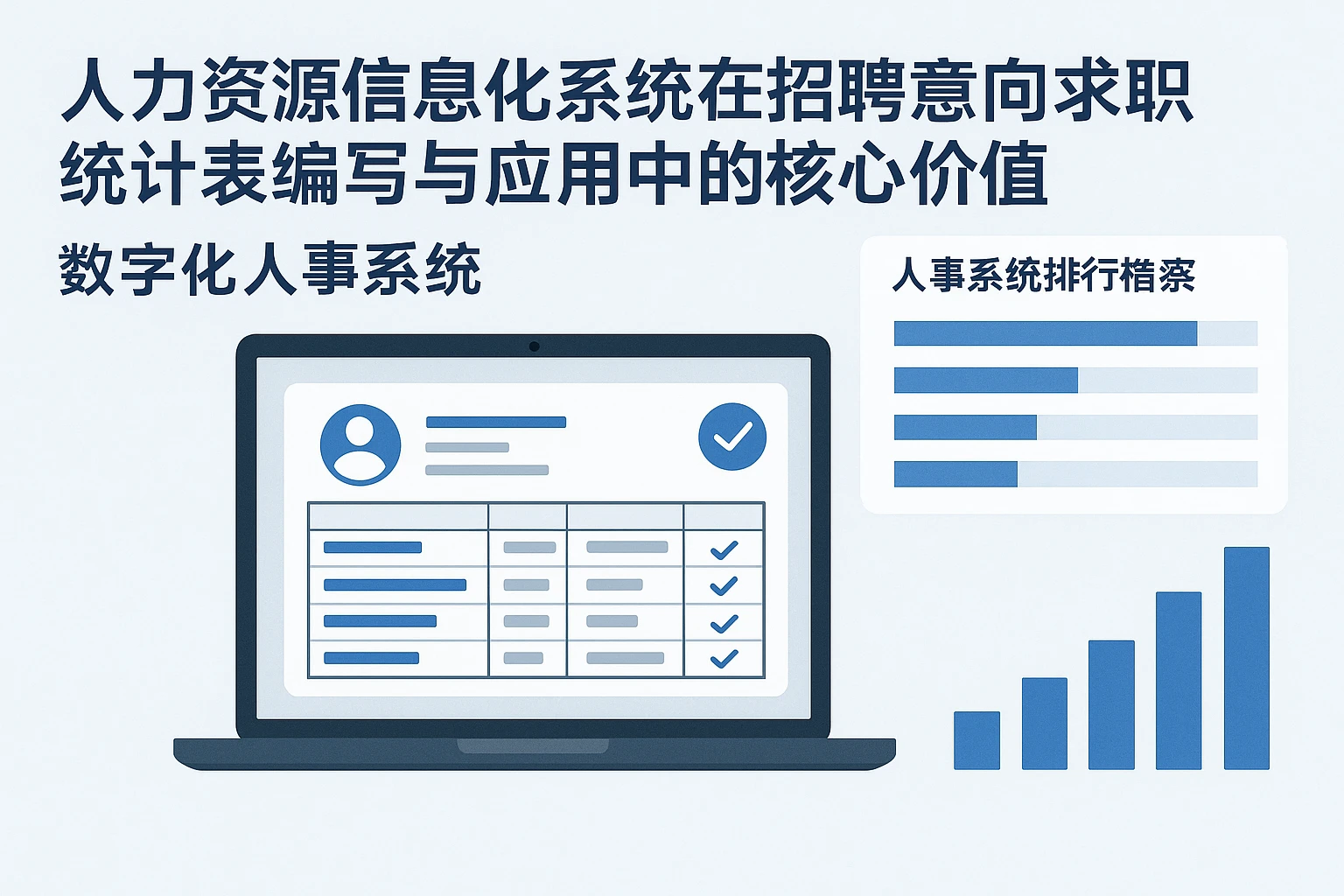 人力资源信息化系统在招聘意向求职统计表编写与应用中的核心价值——数字化人事系统与人事系统排行榜洞察