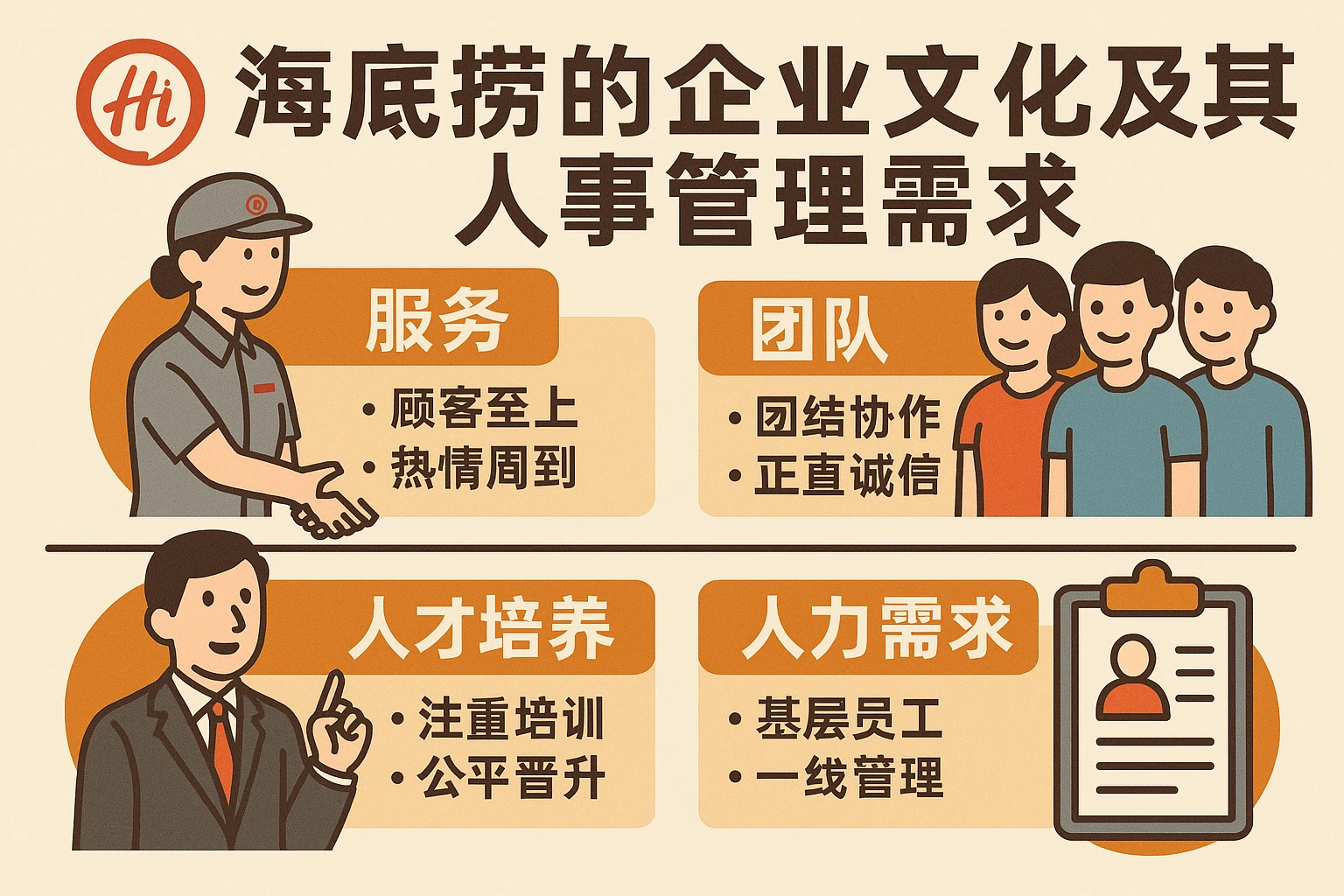 海底捞的企业文化及其人事管理需求