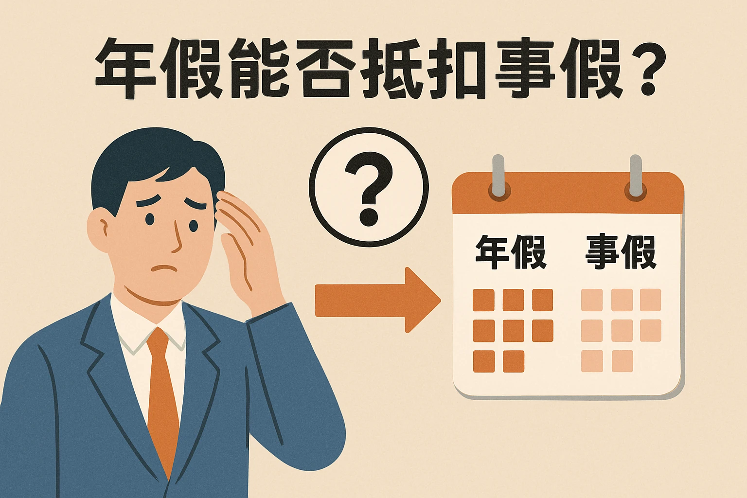 年假能否抵扣事假？
