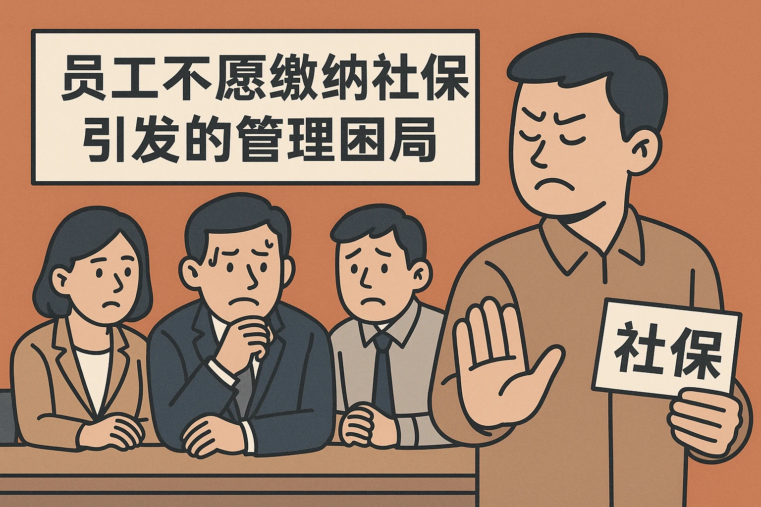 员工不愿缴纳社保引发的管理困局