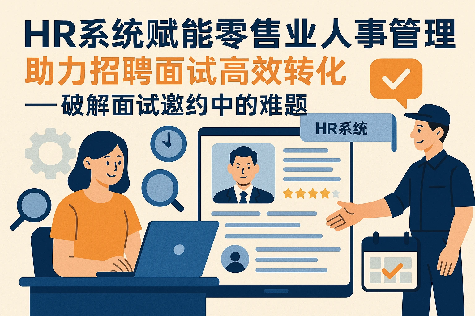 HR系统赋能零售业人事管理,助力招聘面试高效转化 —— 破解面试邀约中的难题