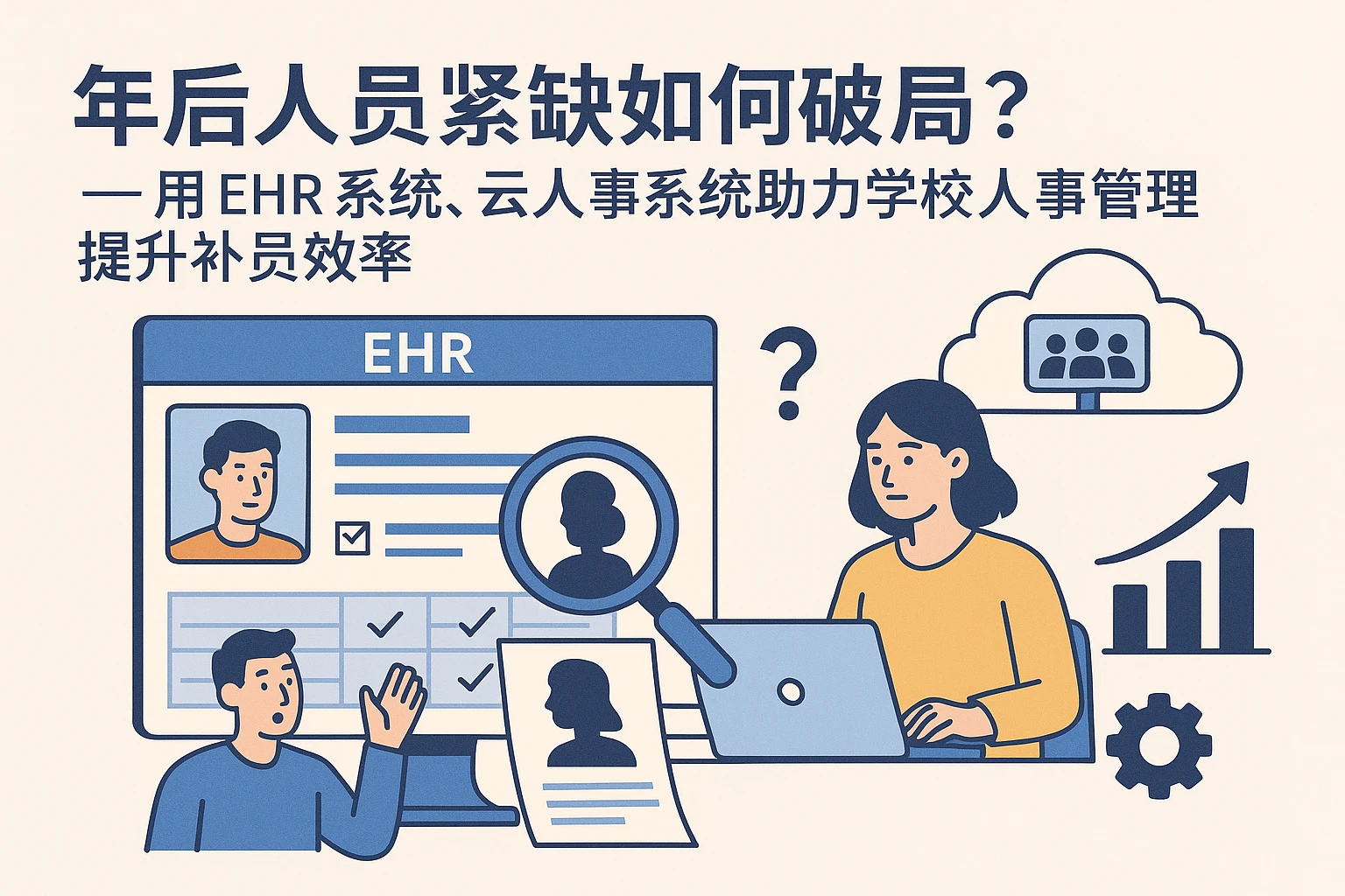 年后人员紧缺如何破局？——用EHR系统、云人事系统助力学校人事管理系统提升补员效率