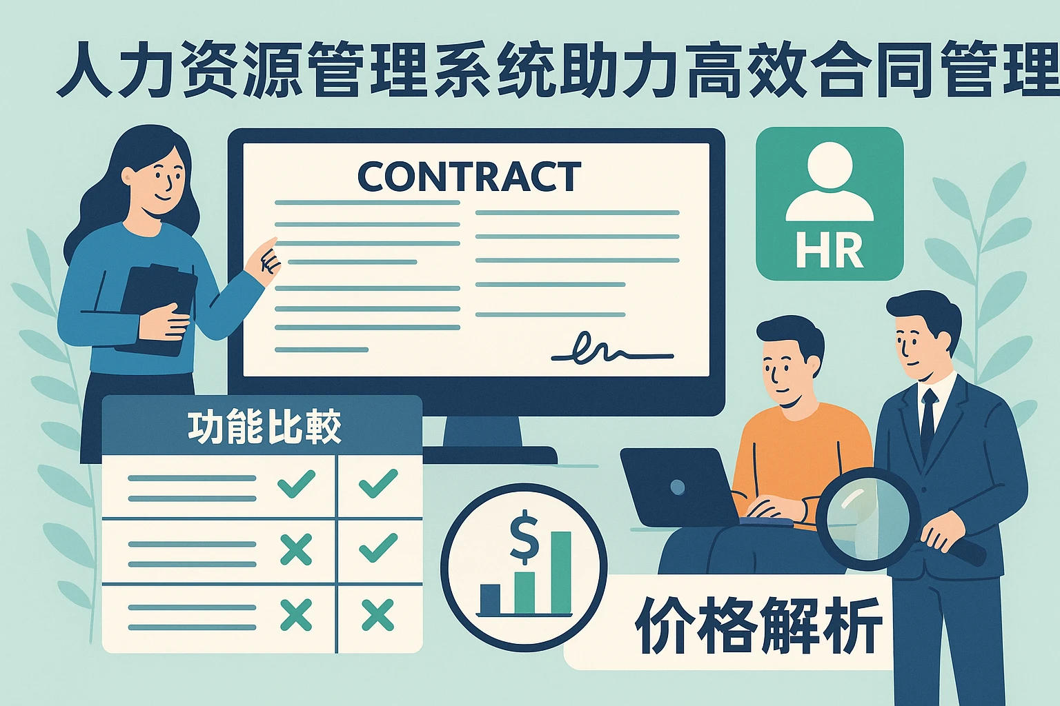 人力资源管理系统助力高效合同管理：功能比较及价格解析