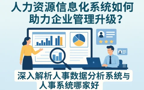 人力资源信息化系统如何助力企业管理升级？深入解析人事数据分析系统与人事系统哪家好
