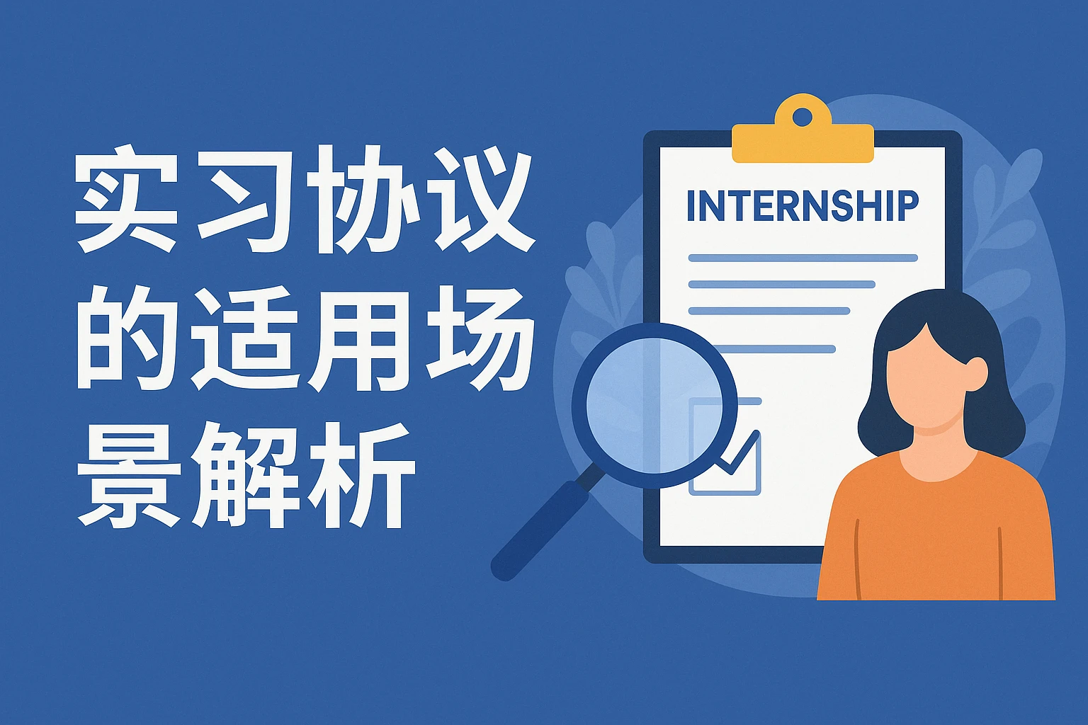 实习协议的适用场景解析