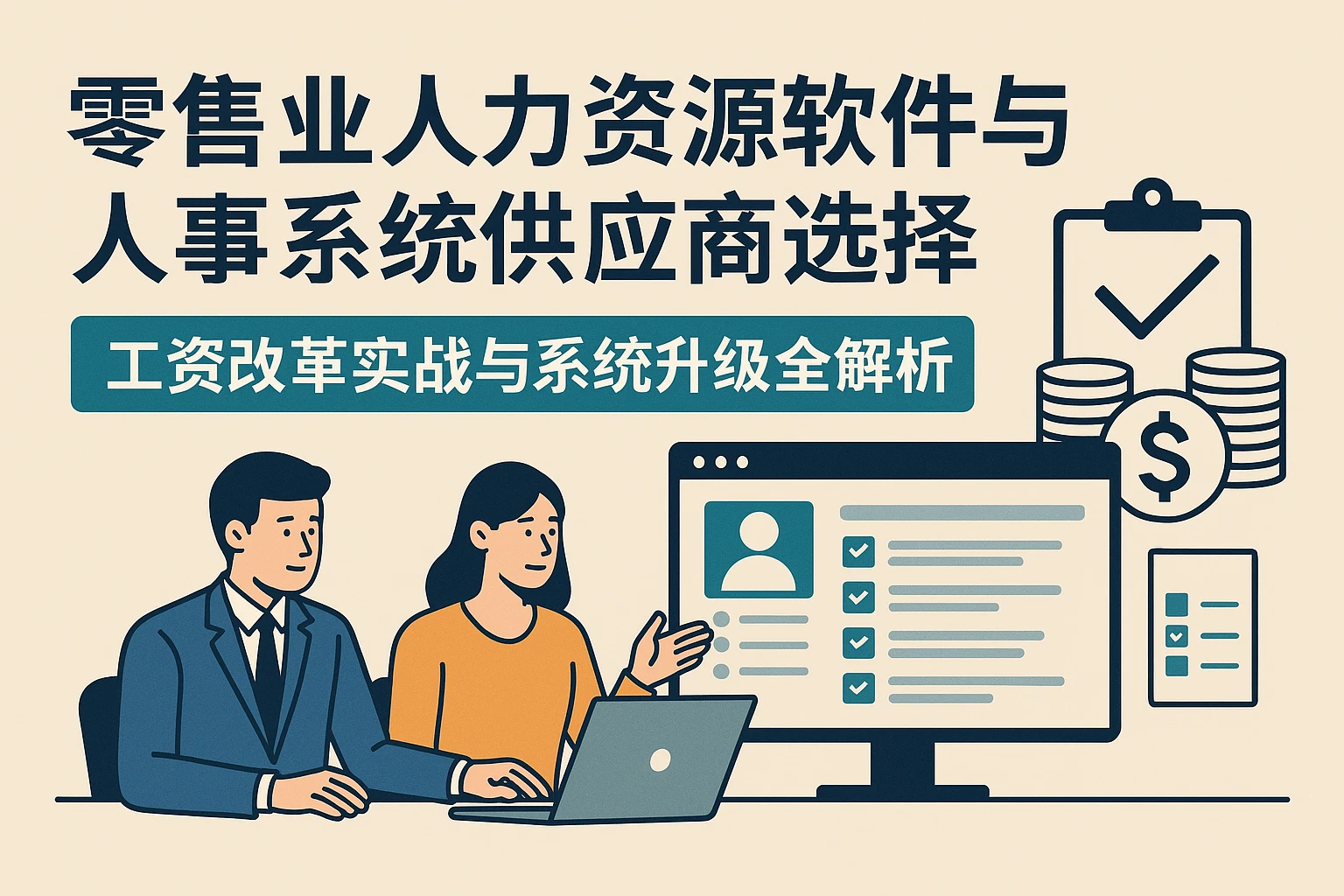 零售业人力资源软件与人事系统供应商选择：工资改革实战与系统升级全解析