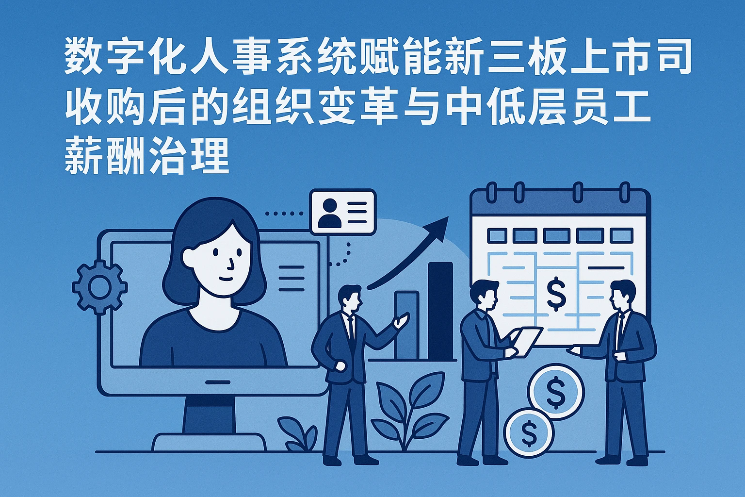 数字化人事系统赋能新三板上市公司收购后的组织变革与中低层员工薪酬治理
