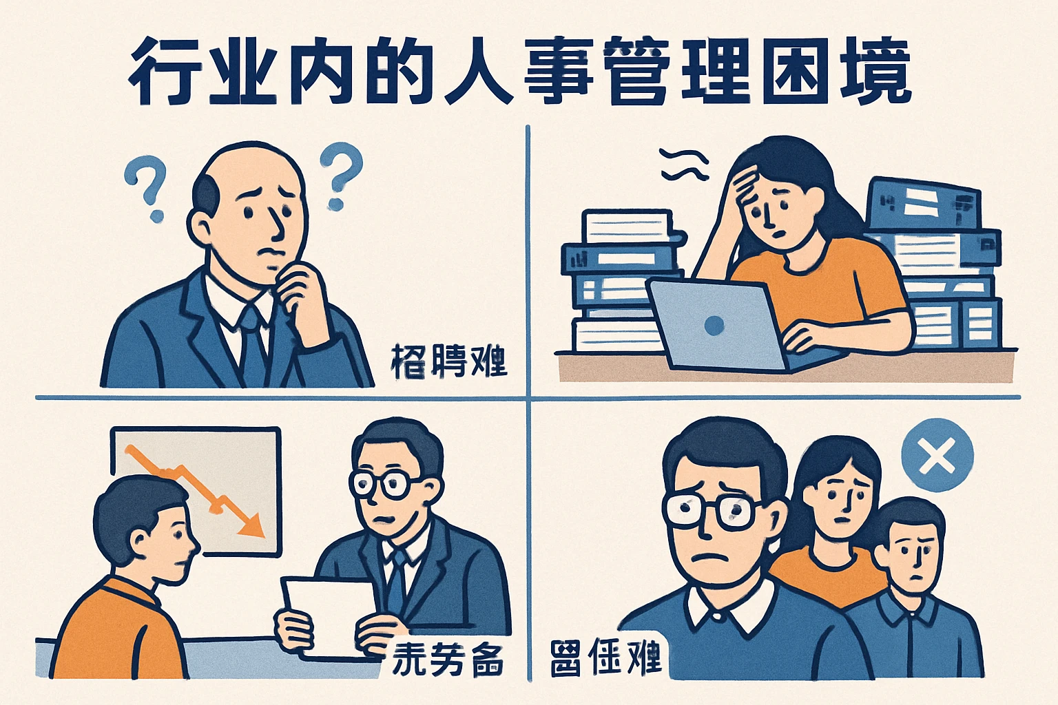 行业内在的人事管理困境