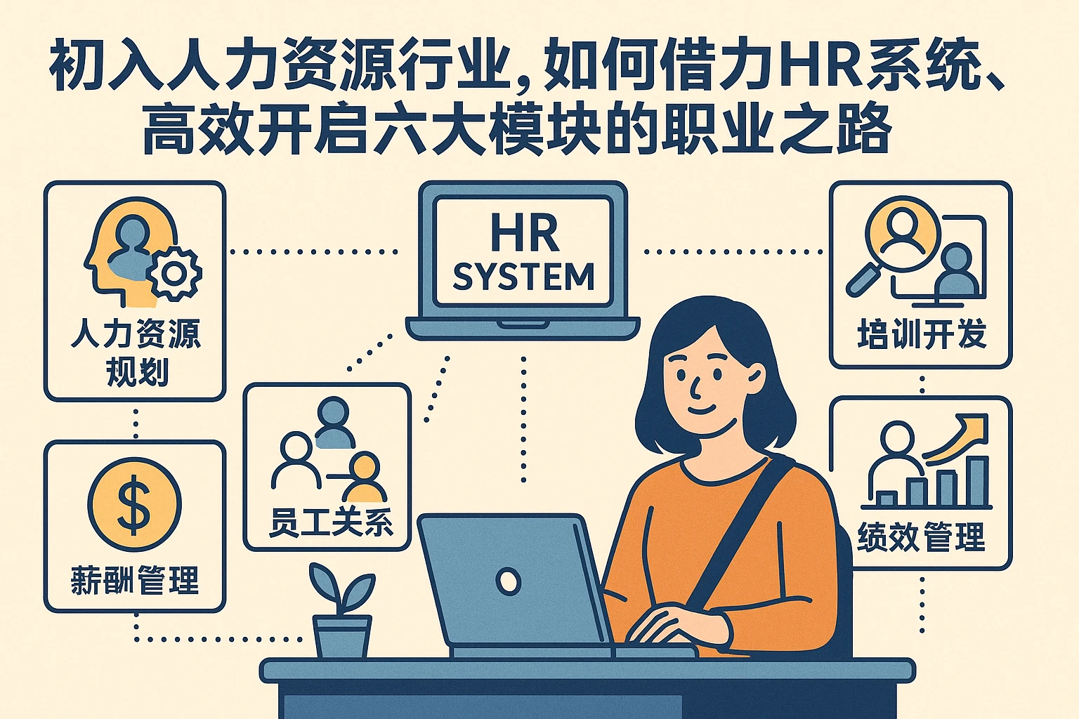 初入人力资源行业，如何借力HR系统、高效开启六大模块的职业之路