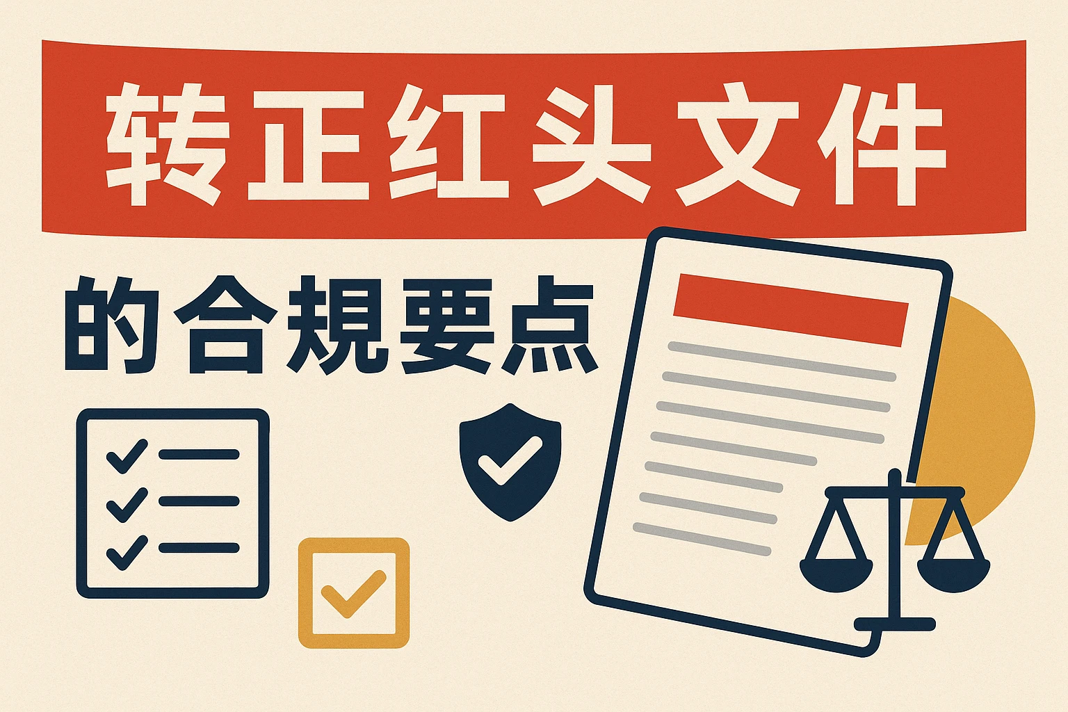 转正红头文件的合规要点