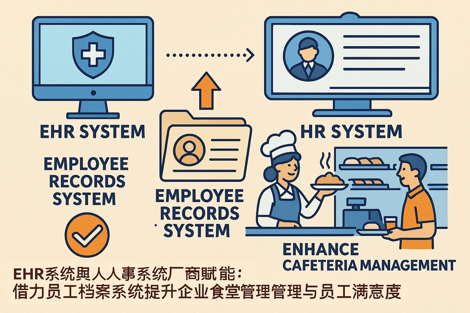 EHR系统与人事系统厂商赋能:借力员工档案系统提升企业食堂管理与员工满意度