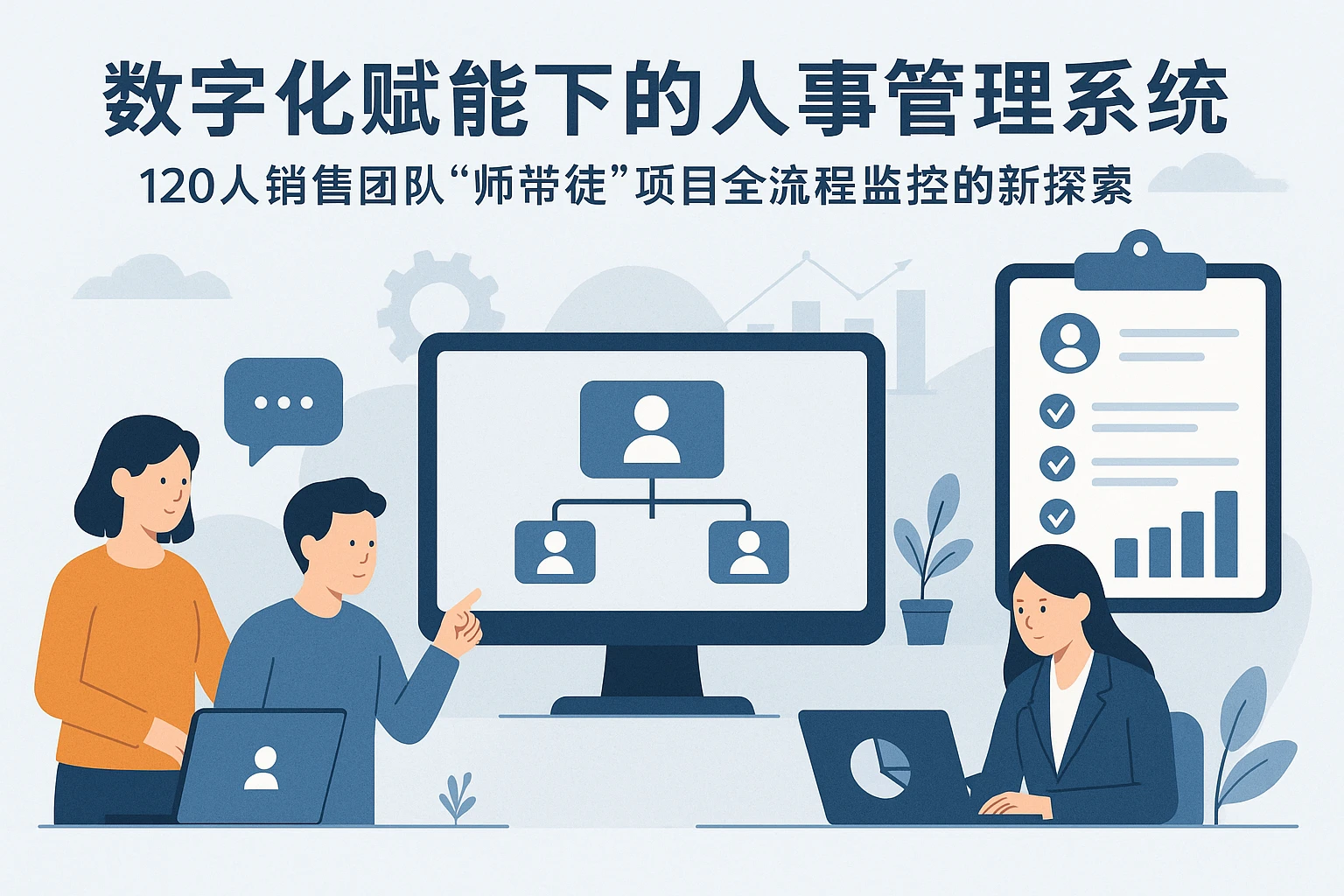 数字化赋能下的人事管理系统——120人销售团队“师带徒”项目全流程监控的新探索