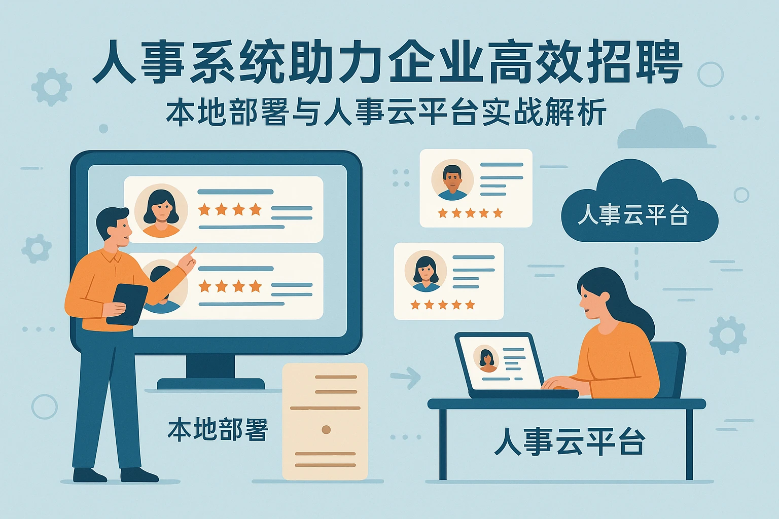 人事系统助力企业高效招聘——本地部署与人事云平台实战解析
