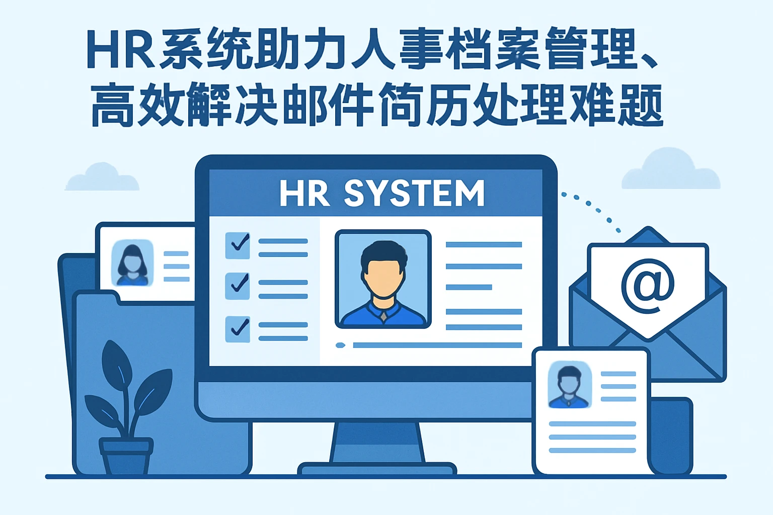 HR系统助力人事档案管理，高效解决邮件简历处理难题