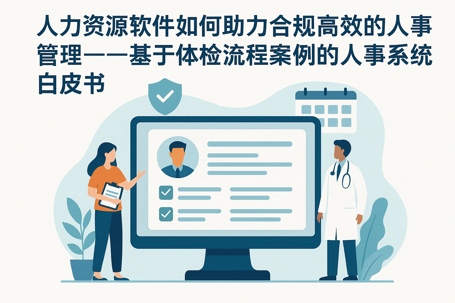 人力资源软件如何助力合规高效的人事管理——基于体检流程案例的人事系统白皮书