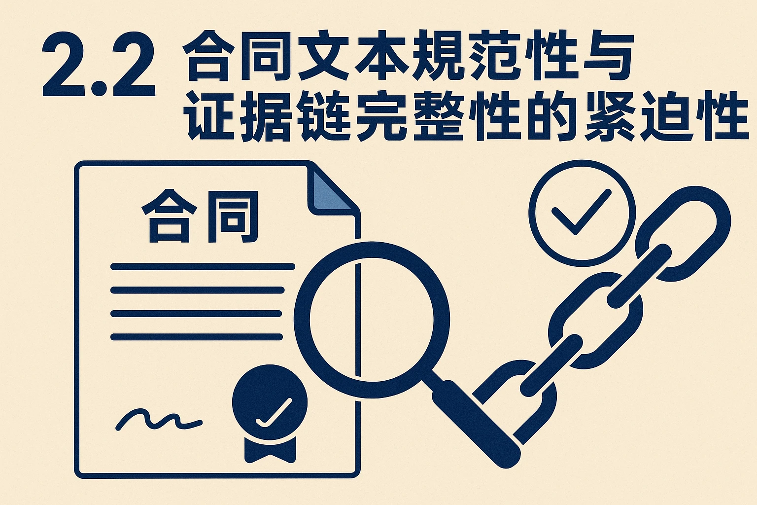 2.2 合同文本规范性与证据链完整性的紧迫性