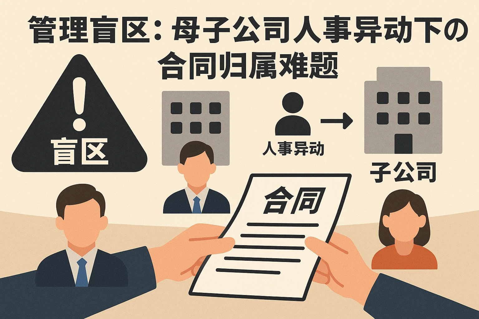 管理盲区：母子公司人事异动下的合同归属难题