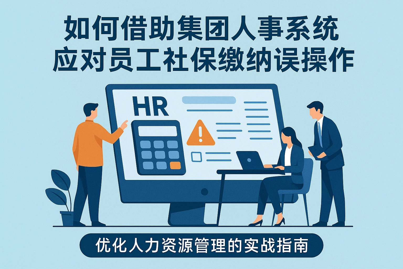 如何借助集团人事系统应对员工社保缴纳误操作——优化人力资源管理的实战指南