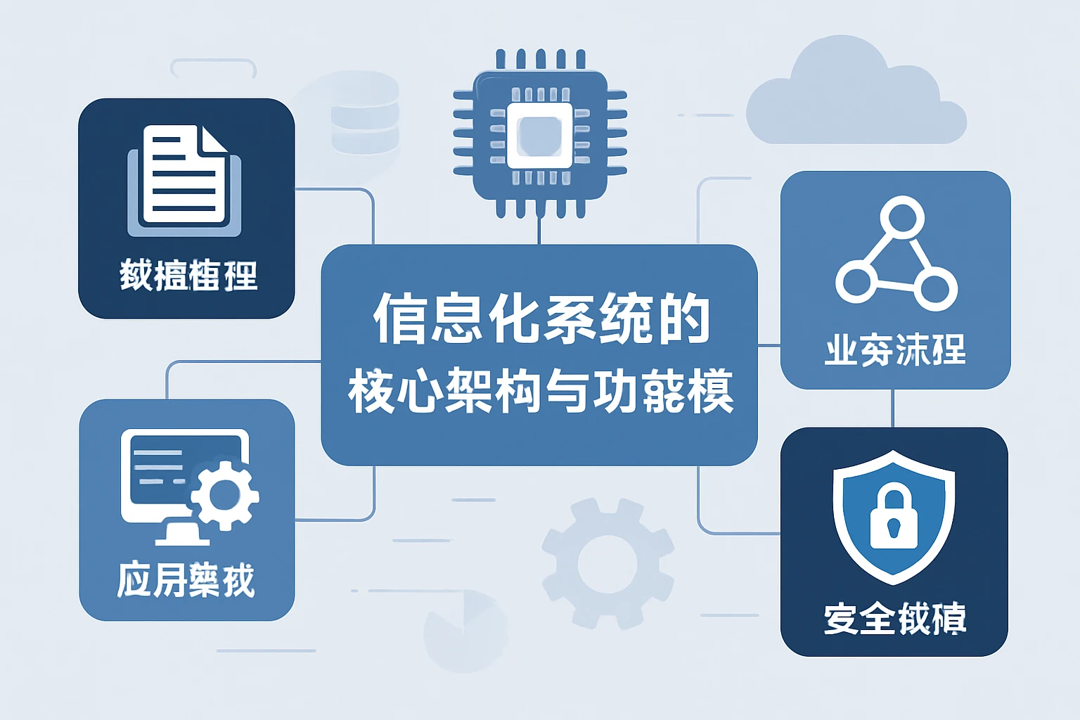 信息化系统的核心架构与功能模块