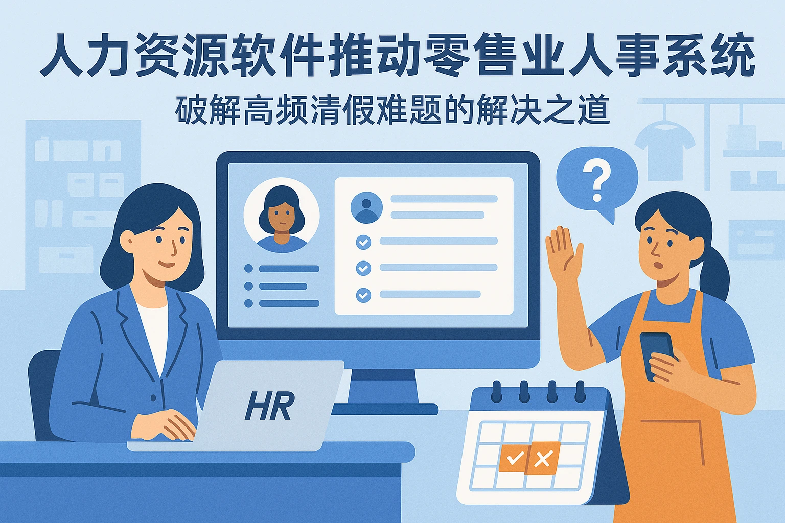 人力资源软件推动零售业人事系统转型——破解高频请假难题的解决之道