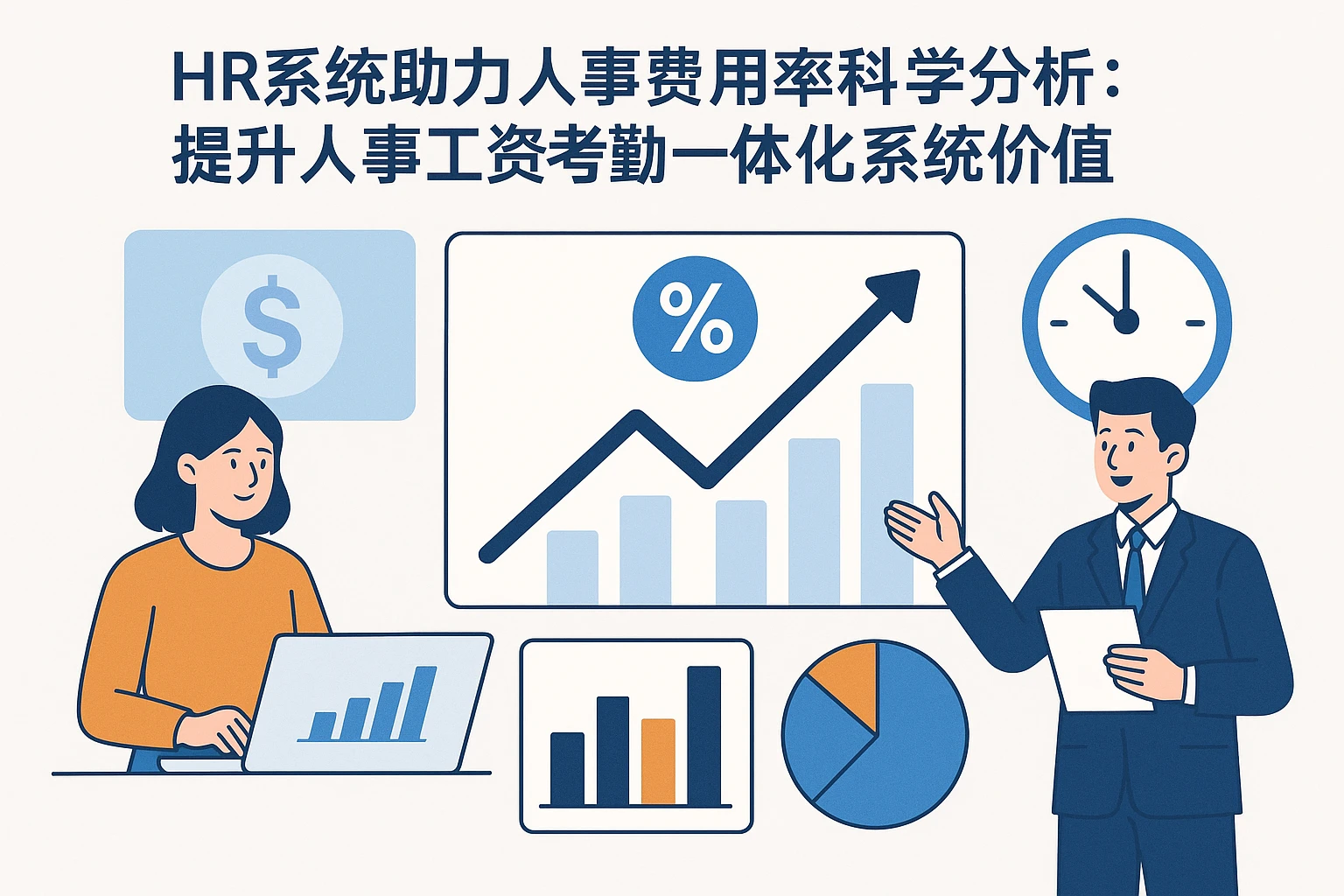 HR系统助力人事费用率科学分析：提升人事工资考勤一体化系统价值