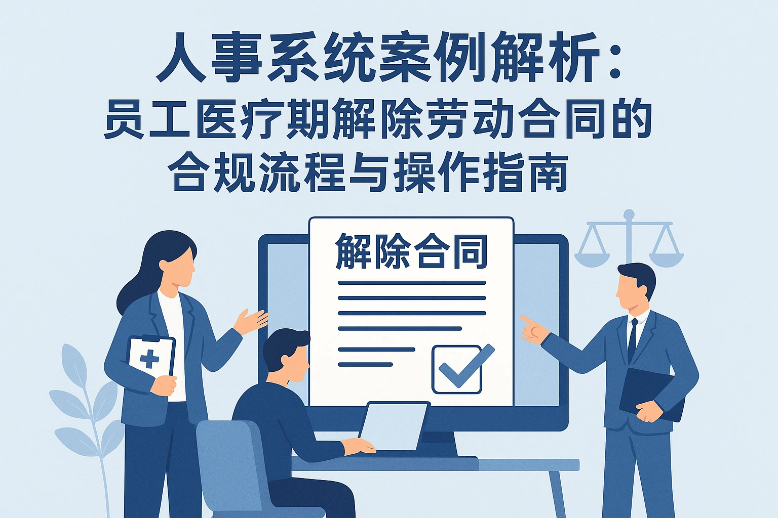 人事系统案例解析：员工医疗期解除劳动合同的合规流程与操作指南